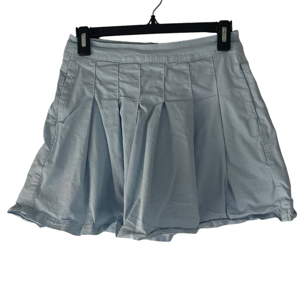 American Eagle Size 0 XS Baby Blue School‎ Girl Uniform Pleated Mini Skirt